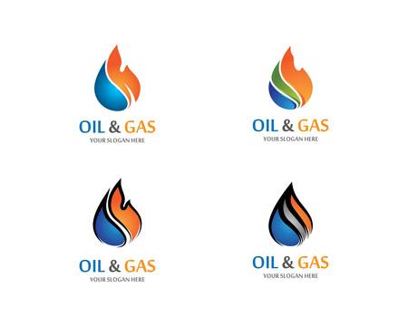 Gas and oil icon vector illustrationのイラスト素材