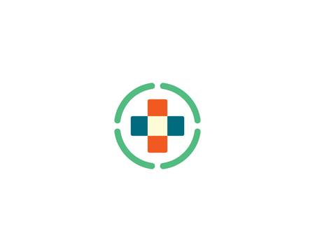 Medical template icon illustration designのイラスト素材