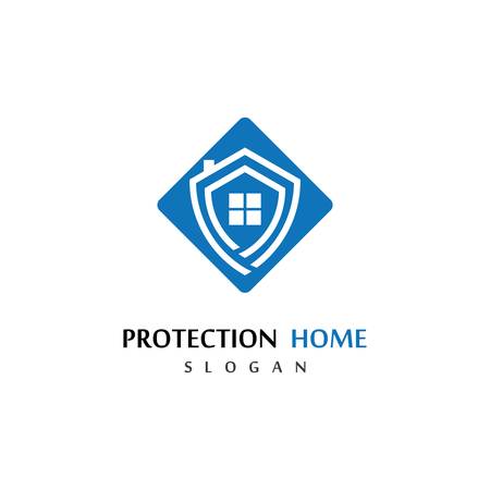 Property logo template vector icon illustration designのイラスト素材