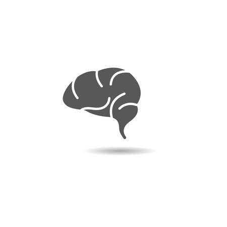 Brain logo template vector icon illustration designのイラスト素材