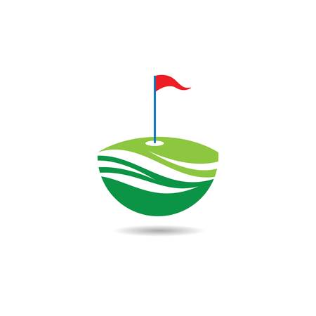Golf logo template vector illustration icon designのイラスト素材