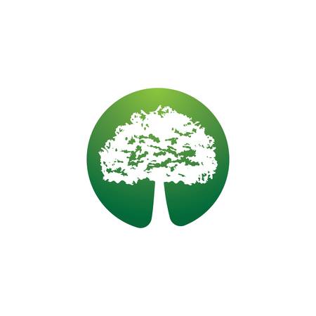 Tree logo template vector icon illustration designのイラスト素材