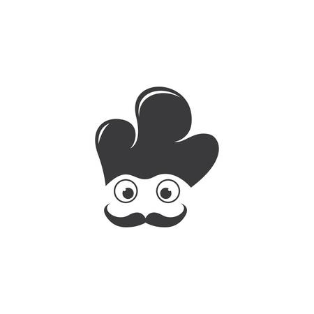 Chef logo template vector icon illustrationのイラスト素材