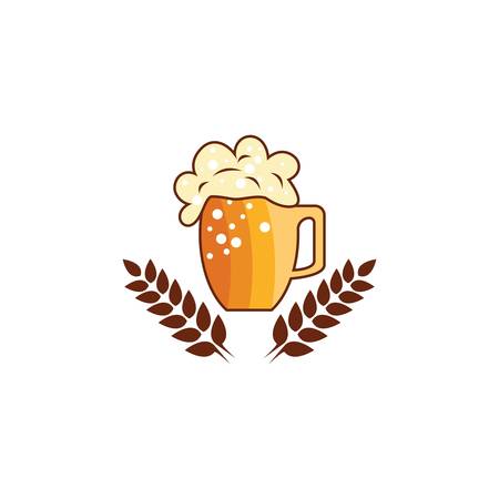 Healthy drink logo vector icon illustration designのイラスト素材