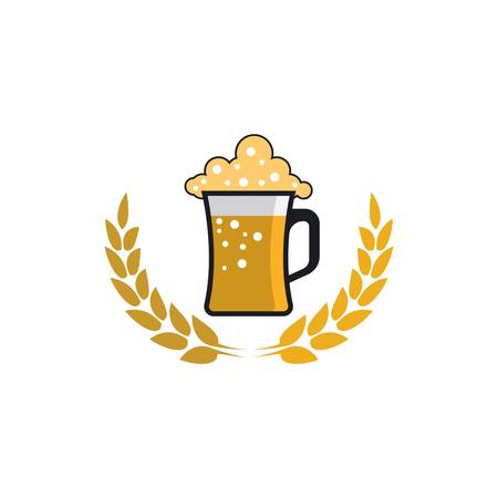Healthy drink logo vector icon illustration designのイラスト素材