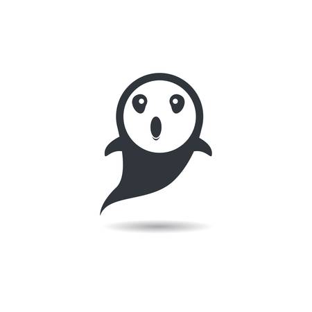 Ghost vector icon illustration designのイラスト素材
