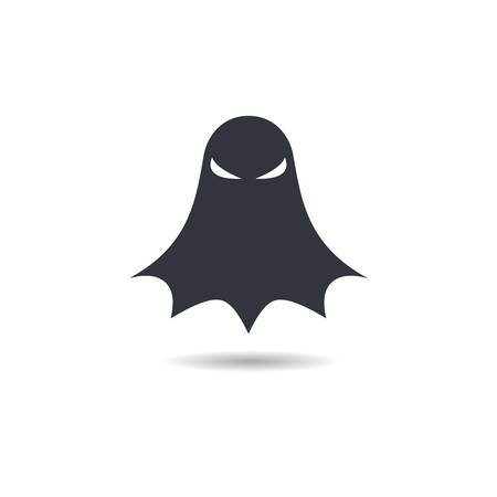 Ghost vector icon illustration designのイラスト素材
