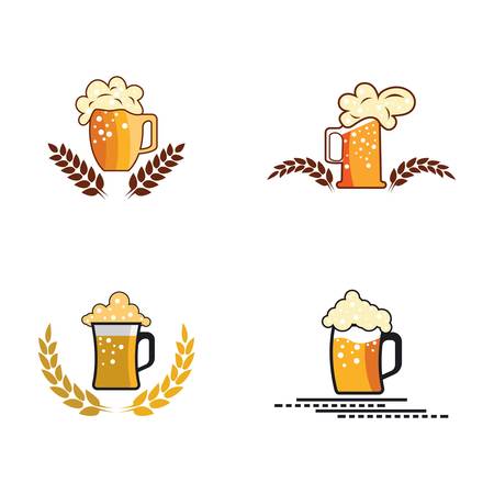 Healthy drink logo vector icon illustration designのイラスト素材
