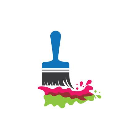 Paintbrush symbol illustration vector iconのイラスト素材