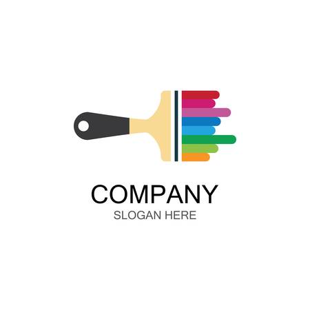 Paintbrush symbol illustration vector iconのイラスト素材