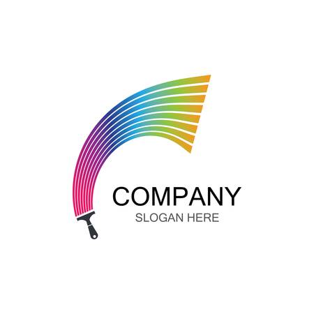 Paintbrush symbol illustration vector iconのイラスト素材