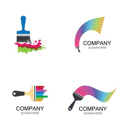 Paintbrush symbol illustration vector iconのイラスト素材