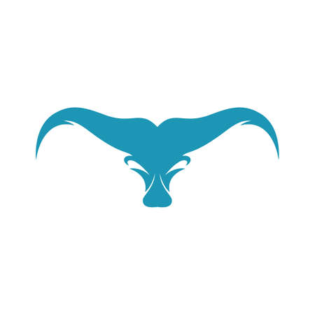 Bull  template vector icon illustration designのイラスト素材