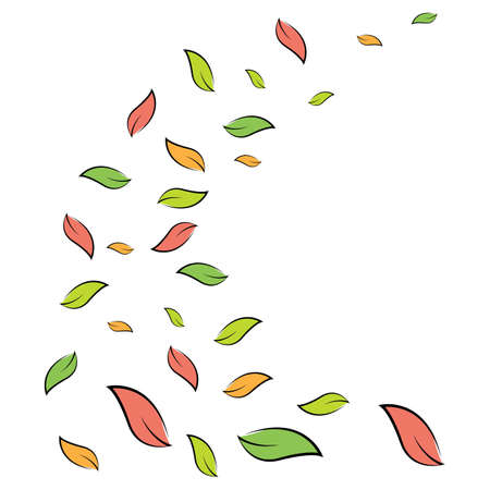 Leaf vector icon illustration designのイラスト素材
