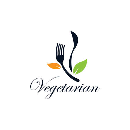 Vegetarian food vector icon illustrationのイラスト素材