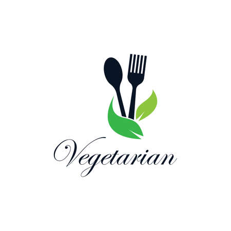 Vegetarian food vector icon illustrationのイラスト素材