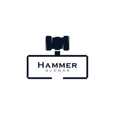 Hammer symbol vector icon illustrationのイラスト素材