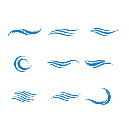 Wave symbol vector icon illustration designのイラスト素材
