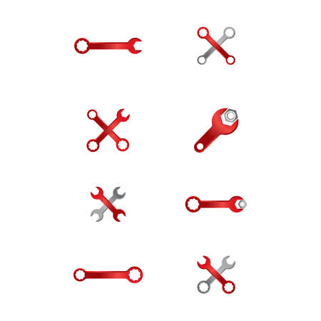 Wrench symbol illustration designのイラスト素材