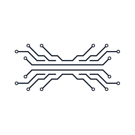 Circuit vector icon illustration designのイラスト素材