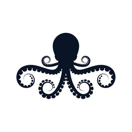 Octopus symbol vector icon illustration designのイラスト素材