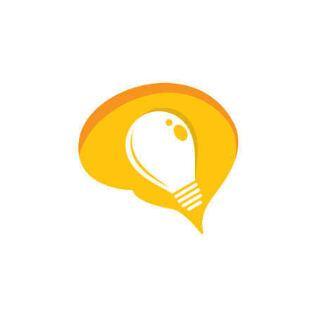 Lightbulb vector icon illustration designのイラスト素材