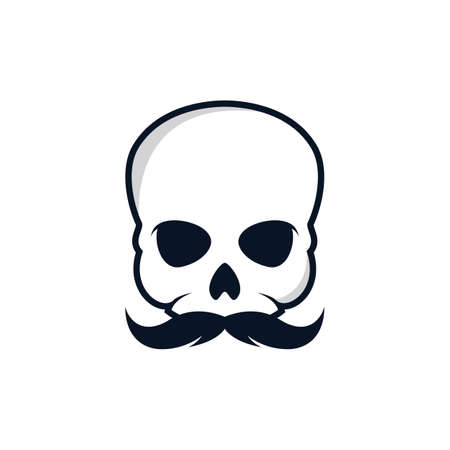 Skull vector icon illustration designのイラスト素材