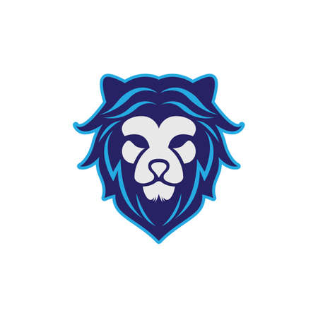 Lion head vector icon illustrationのイラスト素材