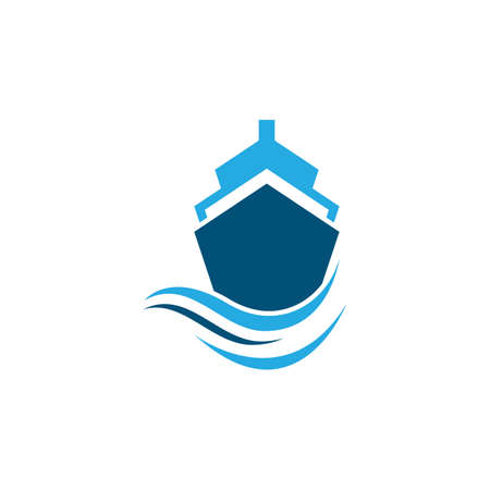 Cruise ship symbol vector icon illustrationのイラスト素材
