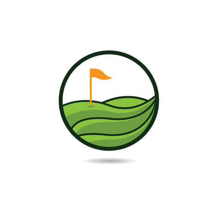 Golf symbol vector icon illustrationのイラスト素材