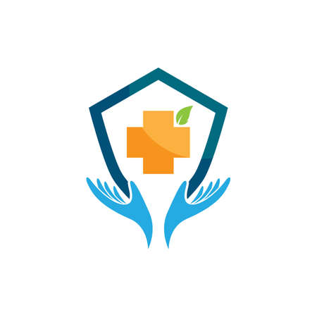 Medical cross vector icon illustration designのイラスト素材