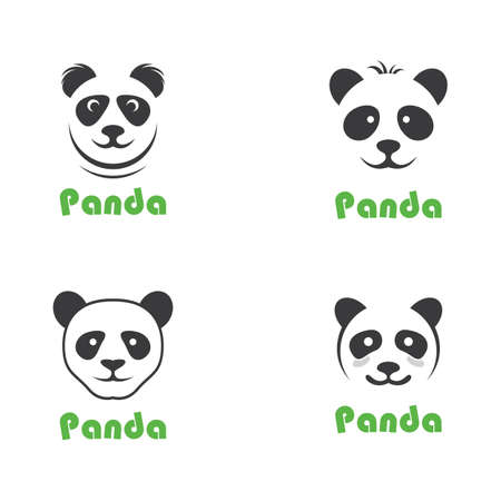 Panda   template vector icon illustration designのイラスト素材