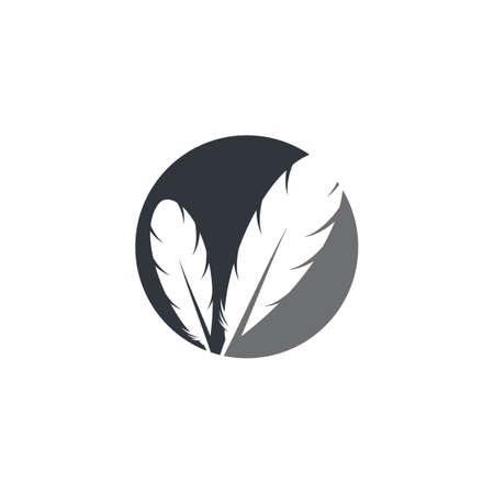 Feather icon symbol illustration designのイラスト素材
