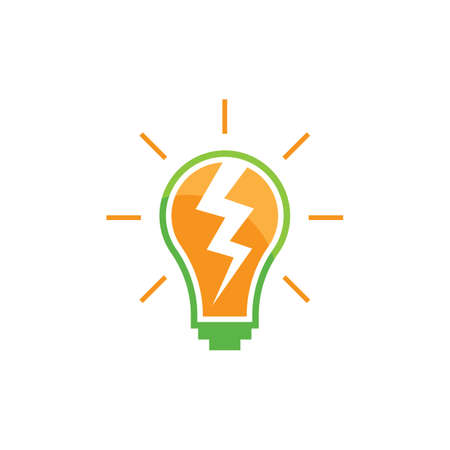Lightbulb vector icon illustration designのイラスト素材