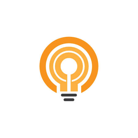 Lightbulb vector icon illustration designのイラスト素材