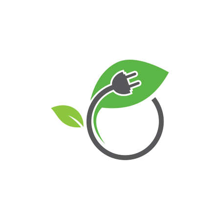 Eco energy icon symbol vector illustrationのイラスト素材