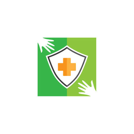 Medical cross vector icon illustration designのイラスト素材