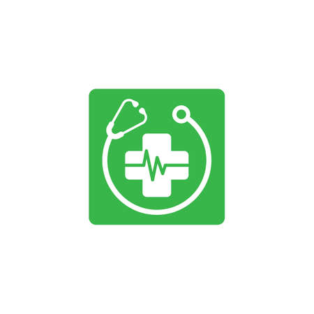 Medical cross vector icon illustration designのイラスト素材