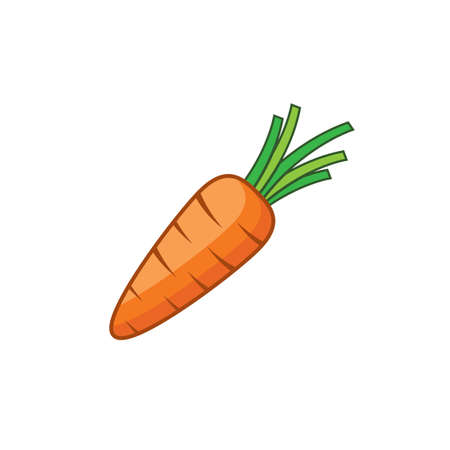Carrot symbol vector illustration designのイラスト素材