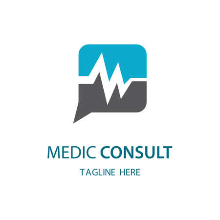 Medic consult logo images illustrationのイラスト素材