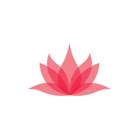 Beauty lotus logo images illustration designのイラスト素材