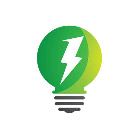 Eco energy logo images illustration designのイラスト素材