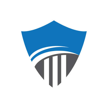 Shield logo images illustration designのイラスト素材