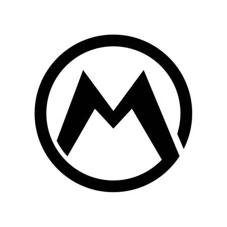 Letter m logo images  illustration designのイラスト素材