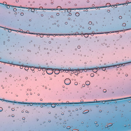 Microbubble texture background with jelly-like transparency â great for soft and modern designs.の素材