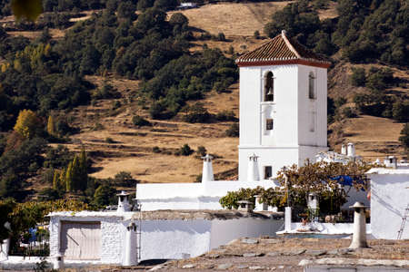 Mountain village in spanish Alpujara Mountainsの写真素材