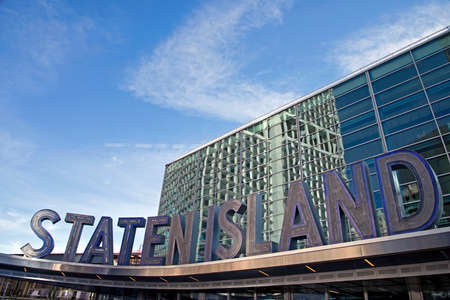 Staten Iceland Ferry Terminal, New Yorkのeditorial素材