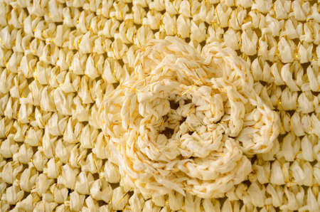 Close up of handmade flower
