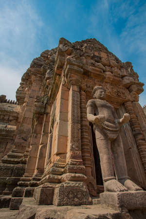 Prasat Phanom Rung Historic park in Thailandの写真素材