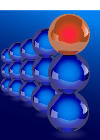 glossy ballsのイラスト素材